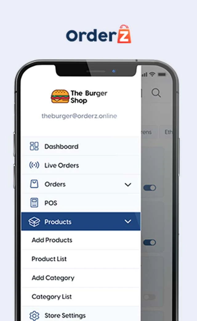 OrderZ - Online Store & POS screenshot