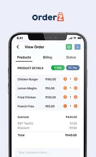 OrderZ - Online Store & POS screenshot